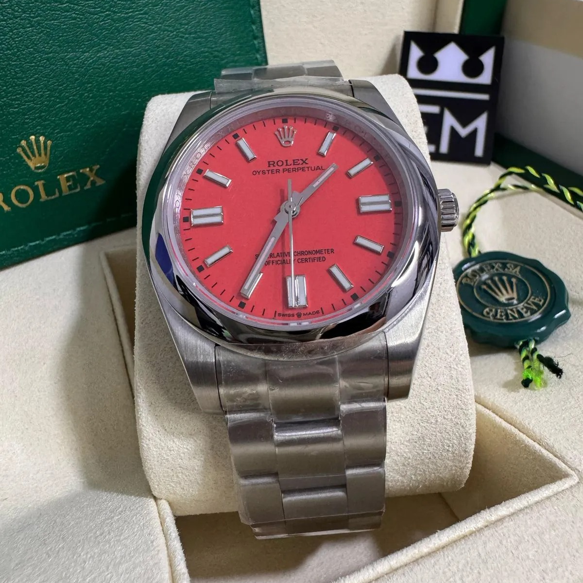 Rolex Oyster Perpetual 41 – Red Dial